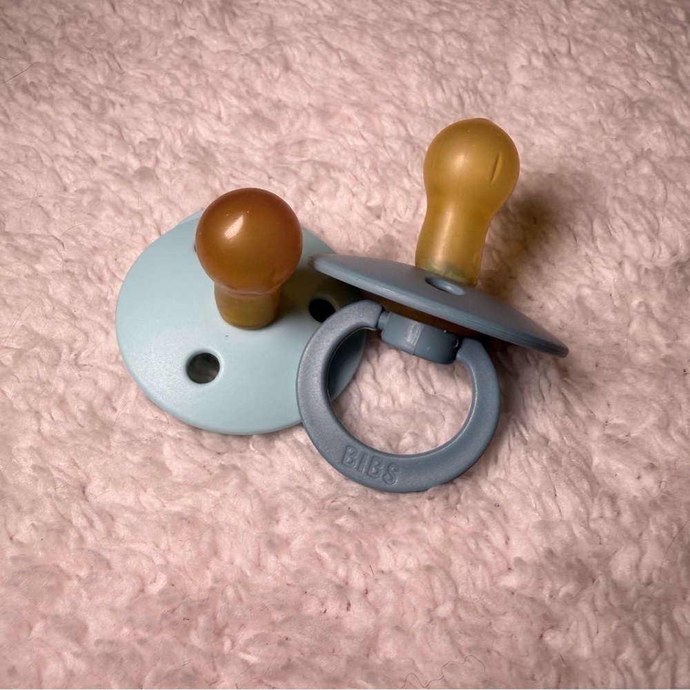 BIBS -Blue Pacifier Set - NWT